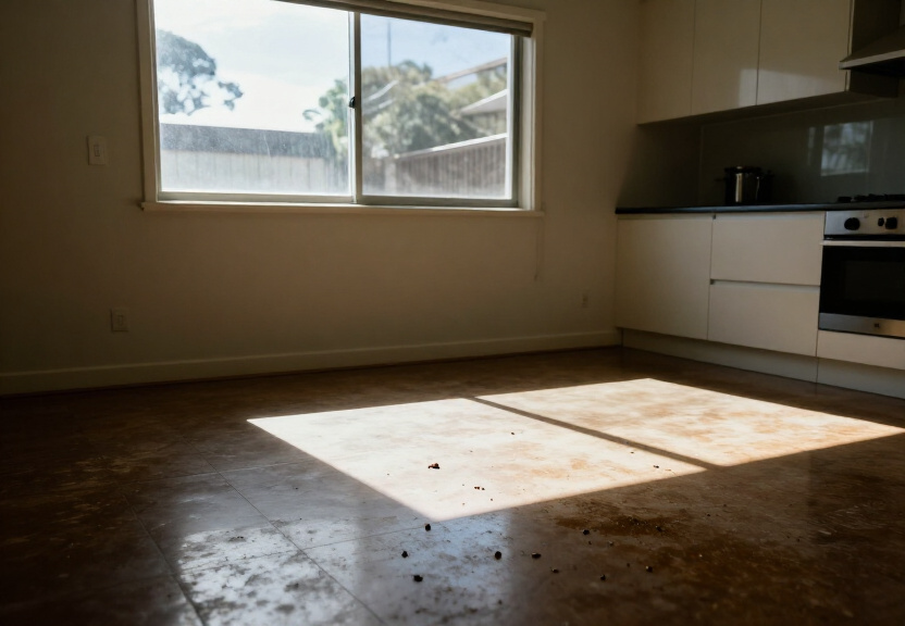 Cockroach infestation in a Regents Park kitchen before treatment